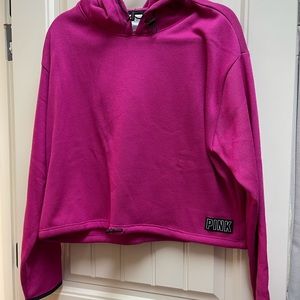 Victoria’s Secret Pink cropped hoodie NWOT.